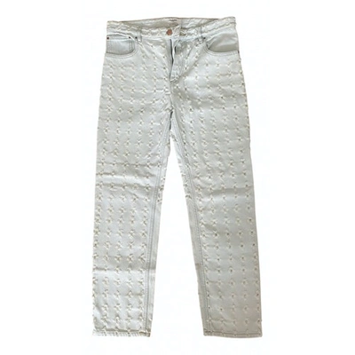 Pre-owned Isabel Marant Étoile Straight Jeans In Blue