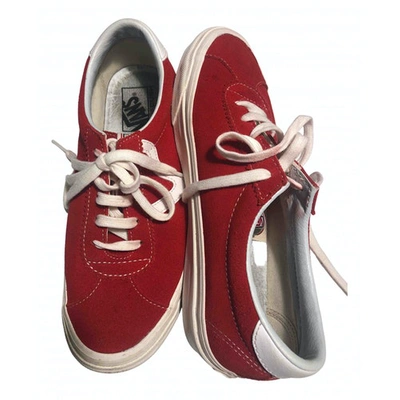 Pre-owned Vans Low Trainers In Red