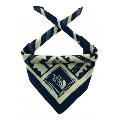 Pre-owned The North Face Scarf & Pocket Square In Navy