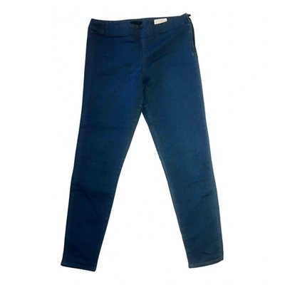 Pre-owned Prada Slim Jeans In Blue