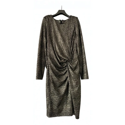 Pre-owned Talbot Runhof Mid-length Dress In Gold