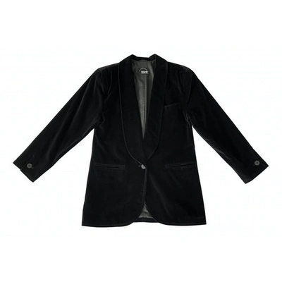 Pre-owned Bogner Velvet Jacket In Black