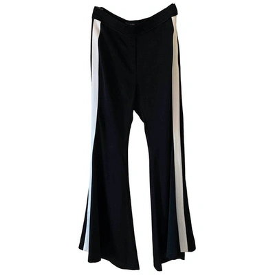 Pre-owned Ellery Silk Large Pants In Black