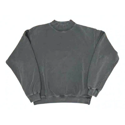Pre-owned Yeezy Anthracite Cotton Knitwear & Sweatshirts
