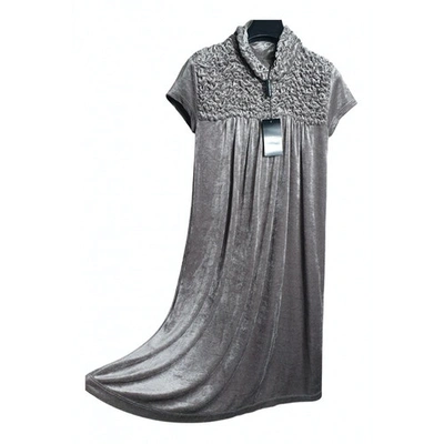 Pre-owned Emporio Armani Mid-length Dress In Grey