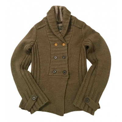 Pre-owned Replay Wool Jacket In Green