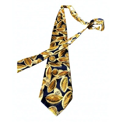 Pre-owned Hugo Boss Silk Tie In Multicolour