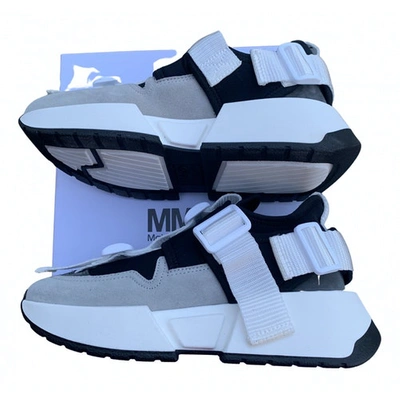 Pre-owned Mm6 Maison Margiela Cloth Trainers In Grey