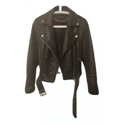 Pre-owned Elevenparis Leather Jacket In Black