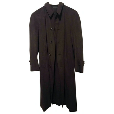 Pre-owned Baldessarini Cashmere Coat In Brown