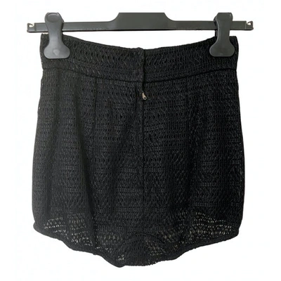 Pre-owned Dolce & Gabbana Black Cotton - Elasthane Shorts
