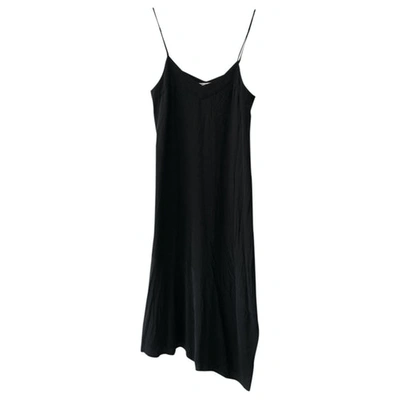 Pre-owned Equipment Anthracite Silk Dress