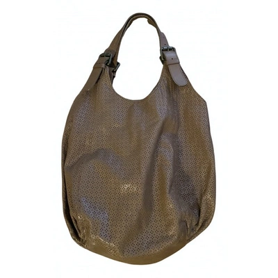 Pre-owned Gerard Darel Leather Handbag In Brown