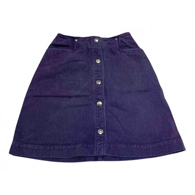 Pre-owned Iceberg Mini Skirt In Purple
