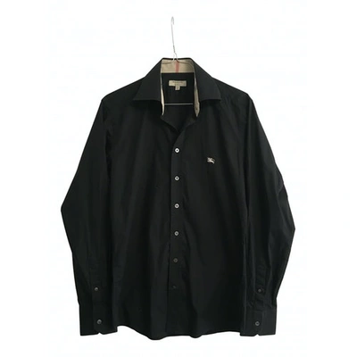 Pre-owned Burberry Shirt In Black