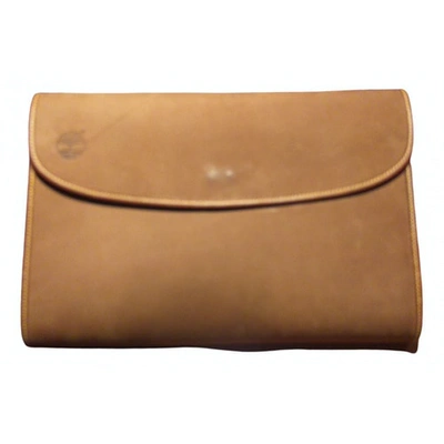 Pre-owned Timberland Clutch Bag In Brown