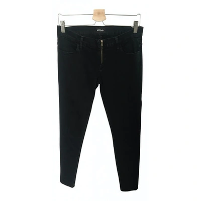 Pre-owned Hudson Trousers In Navy