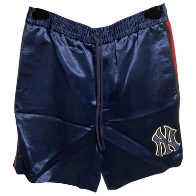 Pre-owned Gucci Blue Shorts
