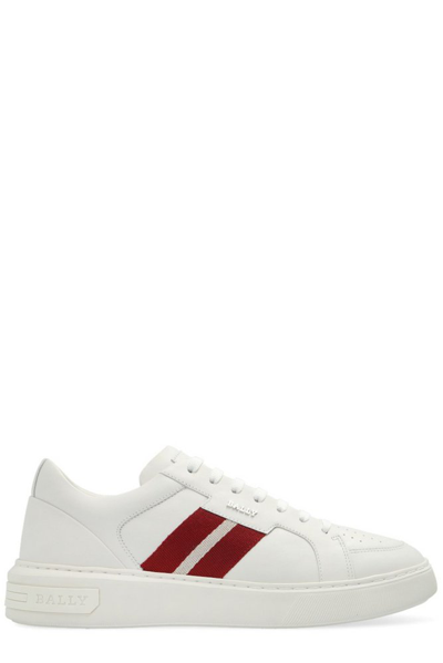 Bally Herky Striped Band Low-top Trainers In White