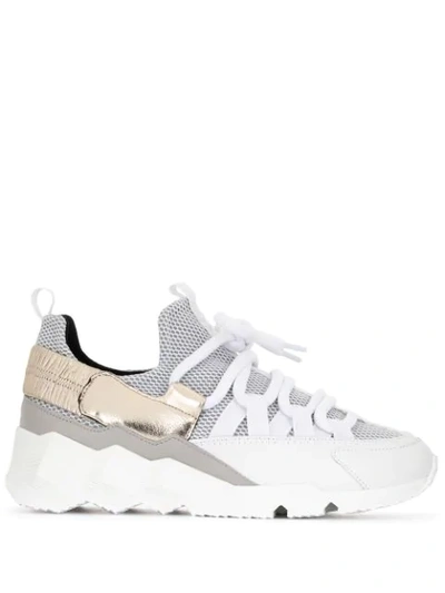 Pierre Hardy Trek Comet Trainers In White