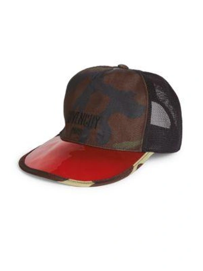 Givenchy Abstract Print Cap In Multicolor