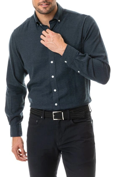 Rodd & Gunn Barrhill Sports Fit Button Down Shirt In Marine