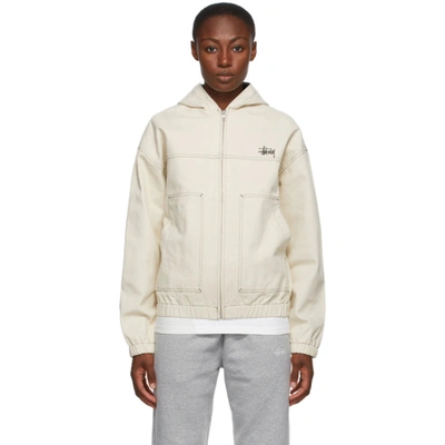 STUSSY WORK JACKET CONTRAST STITCH（CONTRAST STITCH WORK