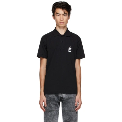 Etudes Studio Etudes Black Patch Polo