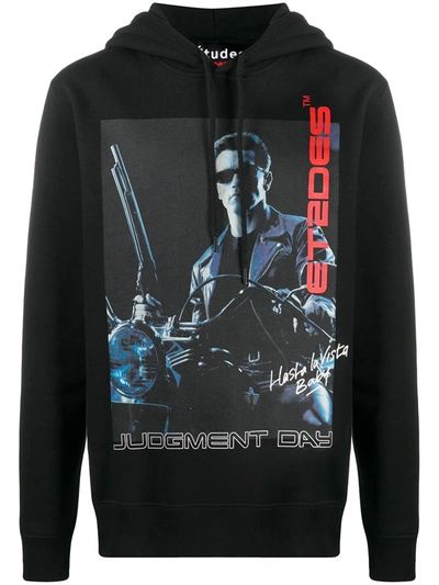 Etudes Studio Black Terminator 2 Edition 'hasta La Vista' Hoodie | ModeSens