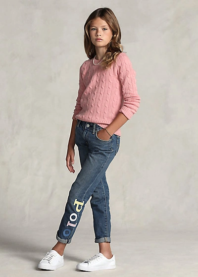 Polo Ralph Lauren Kids' Little Girl's Astor Slim Boyfriend Jeans In