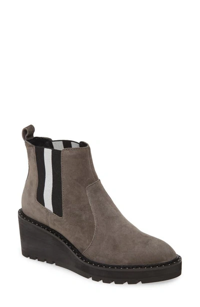 Cecelia New York Gemma Boot In Gray Leather