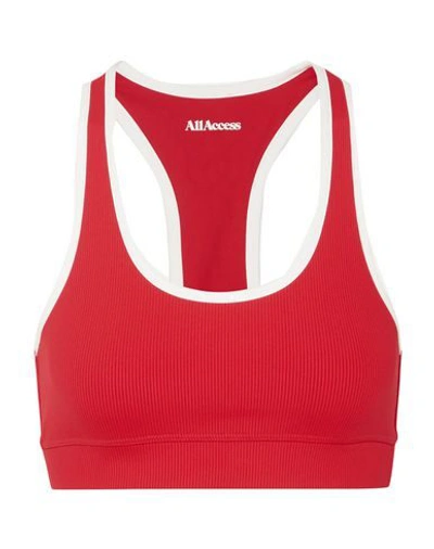 All Access Sports Bras In Red