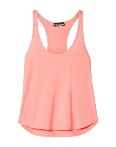 All Access Tank Tops In Coral