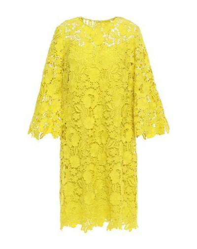 Lela Rose Short Dresses In Yellow