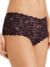 Hanro Luxury Moments Stretch-lace Boy Shorts In Alexandrit