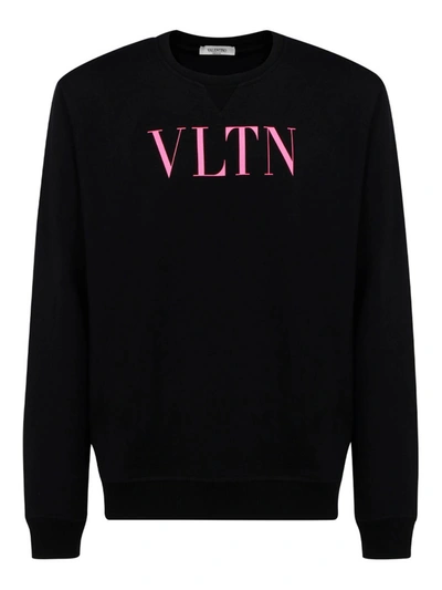 Valentino Vltn Sweatshirt In Black