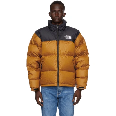 Face nuptse jacket hot sale yellow