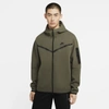 Nike Sportswear Tech Fleece Men's Full-zip Hoodie (twilight Marsh) In Twighlight Marsh/black