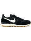 Nike Internationalist Nylon Sneakers In Black And White