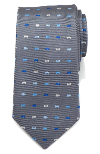Cufflinks, Inc Batman Icon Silk Tie In Grey