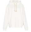 Acne Studios Logo-label Hooded Sweatshirt Optic White