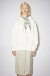 Acne Studios Oversized Hooded Sweatshirt Optic White