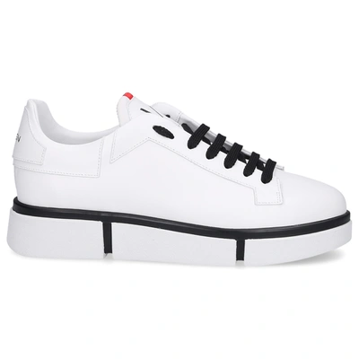 V Design Low-top Sneakers Wpic01 Calfskin In White