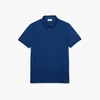 Lacoste Paris Regular Fit Stretch Polo In Blue