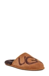 Ugg Men's Scuff Logo Slippers In Chestnut/espresso In Brown