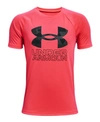 Under Armour Kids' Big Boys Tech Hybrid Print Fill Short Sleeve T-shirt In Beta