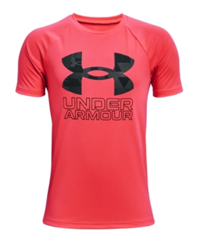 Under Armour Big Boys Tech Hybrid Print Fill Short Sleeve T-shirt In Beta