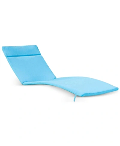 Noble House Farron Set Of 2 Colored Lounge Cushions In Aqua