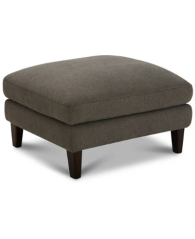 Furniture Closeout! Lexah Fabric Ottoman, Created For Macy's In Metal