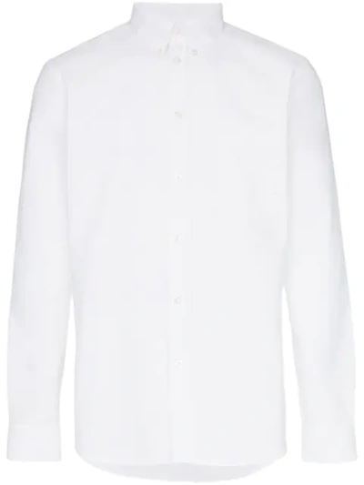 Givenchy Cotton Embroidered Logo Shirt In White